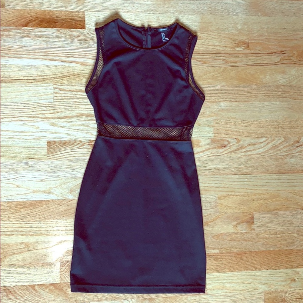 Black Mesh Dress